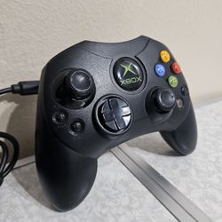 OEM Original Microsoft Xbox Black S Type Controller Breakaway Cable TESTED