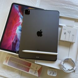 Apple iPad Pro 11” 2nd generation 128GB WiFi + Cellular / unlocked with keyboard and pencil 
