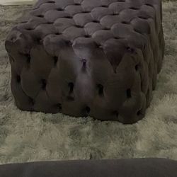 Grey Ottoman 