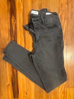 Jessica Simpson High Rise Skinny Jeans Gray
