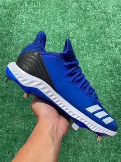 ADIDAS ICON BOUNCE HYBRID “ROYAL BLUE” METAL BASEBALL CLEATS (Size 11.5, Men’s)
