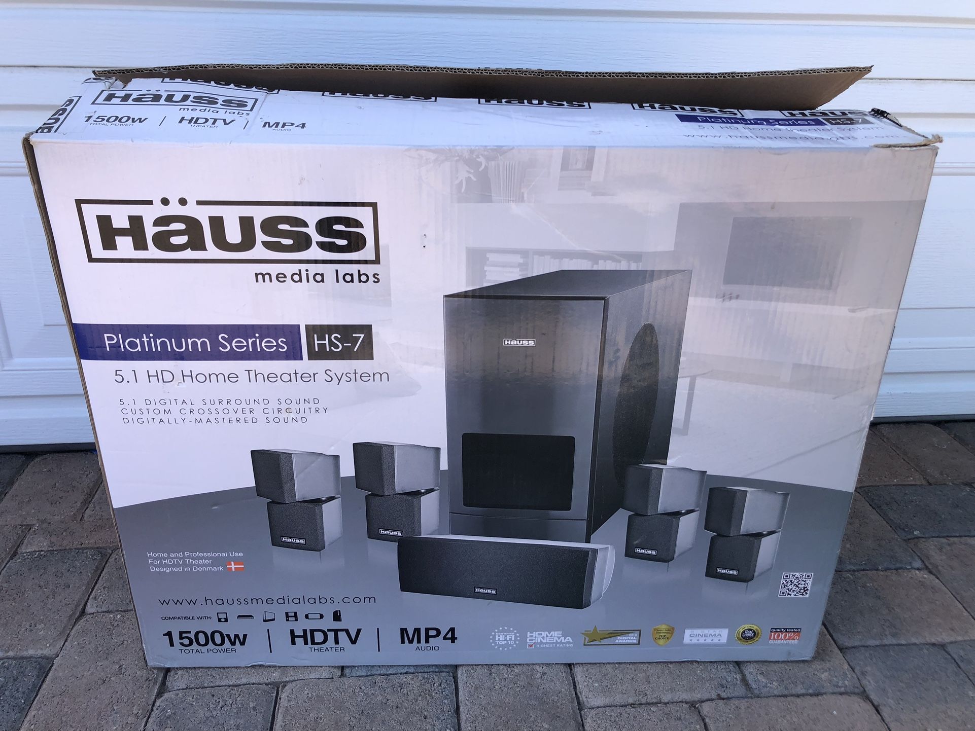 Hauss 1500W Home Theater 5.1HD