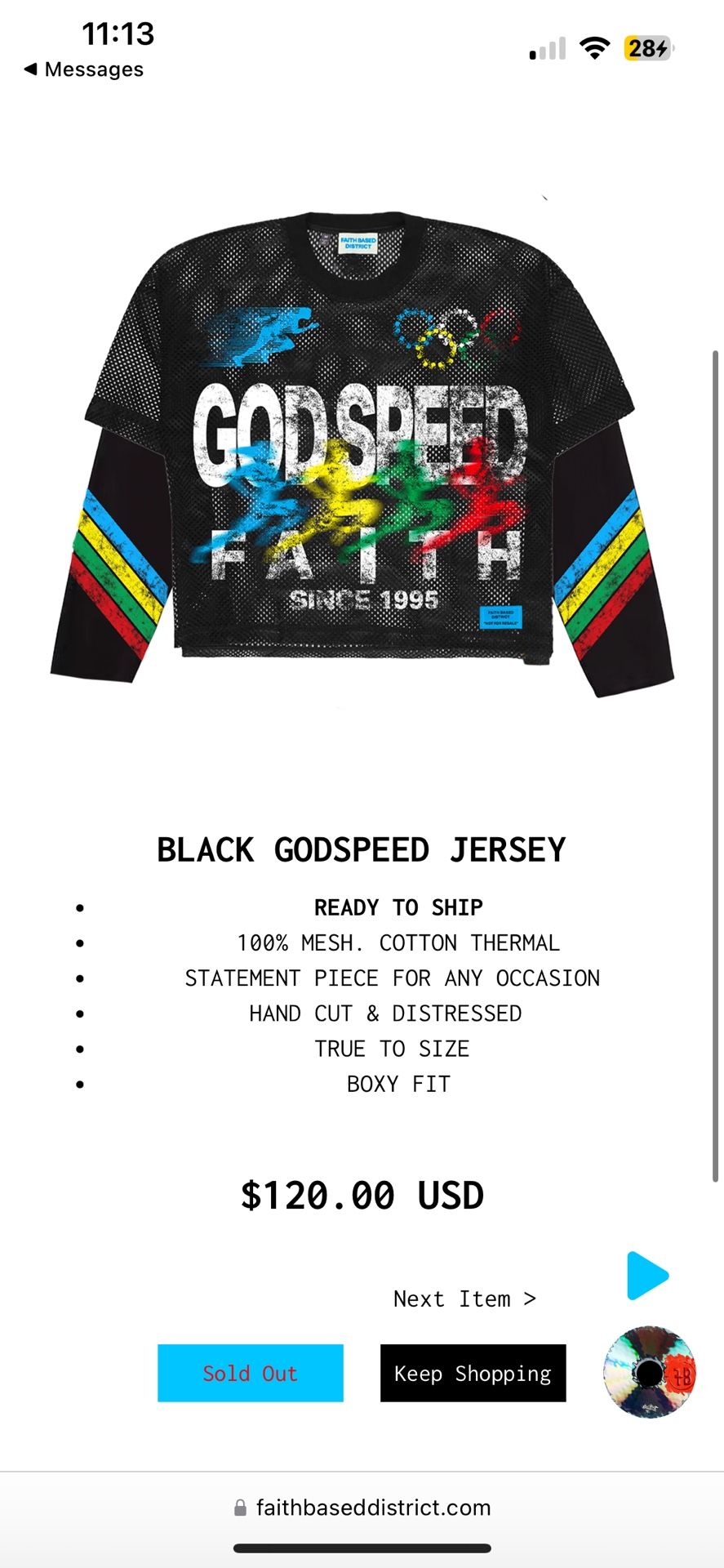 Godspeed Faith jersey in black and multi-colour #cycling FAITH BASED DISTRICT LIMITED SALE normally 120$