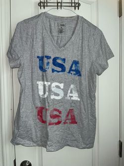 Sonoma USA Graphic V-Neck T-Shirt XL