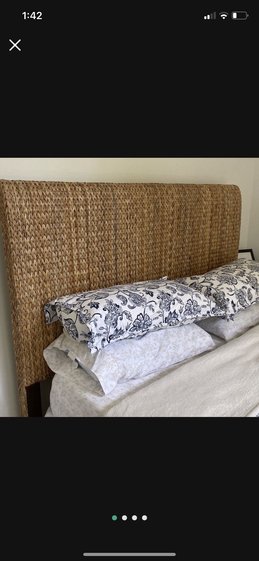 World Market Queen Headboard for Sale in Bothell, WA OfferUp