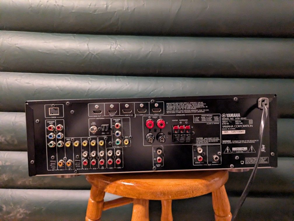 Yamaha Natural Sound AV Receiver HTR 6240