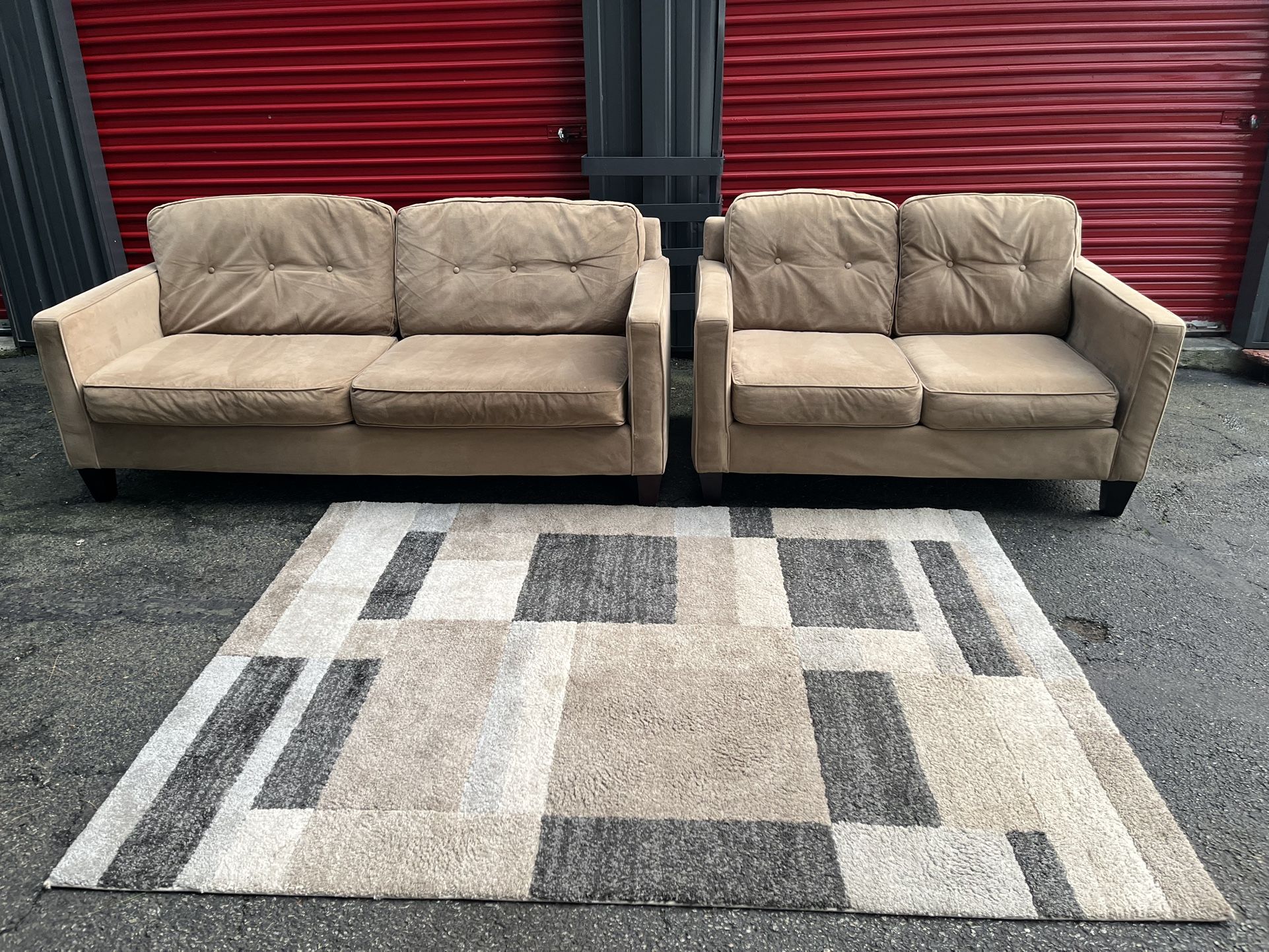 Couch and Loveseat!! Delivery Available 🚚!! Couch Dimensions: 79” Length x 36” Depth x 32” Height - Loveseat Dimensions: 56” Length x 36” Depth x 32”