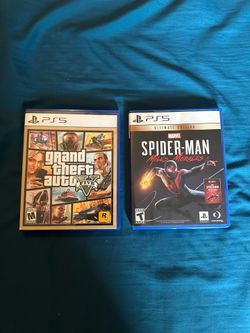 Game PS5 Marvel's Spider Man Miles Morales Ultimate Edition / Game GTA 5 PS
