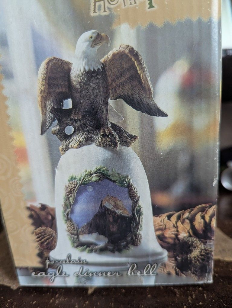 Porcelain Eagle Dinner Bell