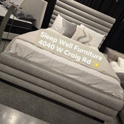 ✨️ 60" Queen, King, Cal King Bed Frame ✨️ Furniture Sectional, Dining Table 