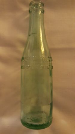 Antique blue bottle