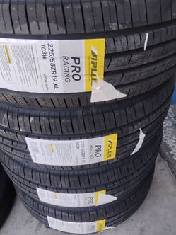 225/55R19 ( 4 NEW APLUS TIRES all season /  Mack-E  etc
