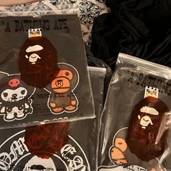 BAPE A Bathing Ape Chrome Heart Sanrio Hello Kitty Kuromi Cinnamoroll Men’s Large Collab T Shirts Shirt