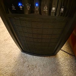 LivePure Bali Series Multi-Room Whole House Large Console Air Purifier in black