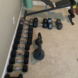 Weight Set and Bench