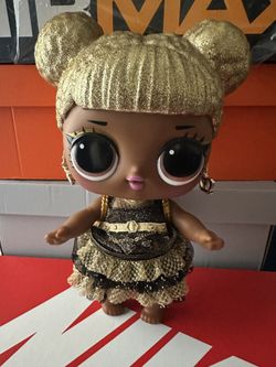 LOL Surprise Big Baby BB Queen Bee 11" Large Baby Doll Outfit Earrings Backpack