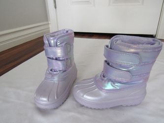 Girls Children's 8 Purple Snow Boots, The Children's Place