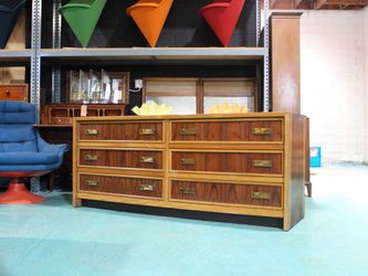 Vintage post modern campaign dresser