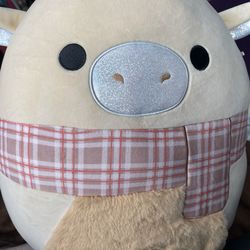 Squishmallows 16 inch Buck Cream Dragon Plaid