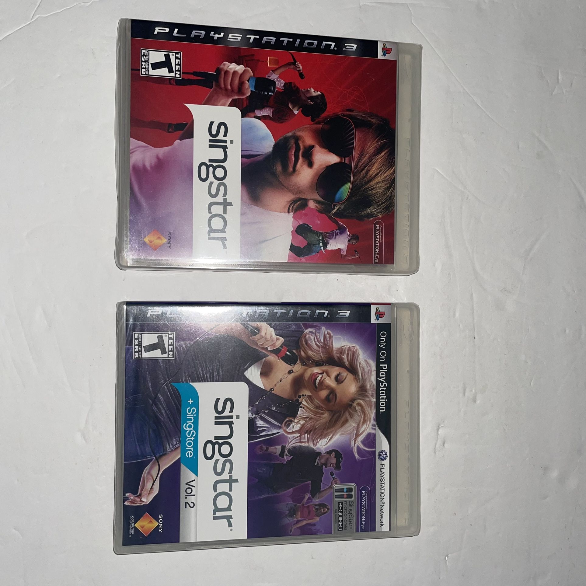 PlayStation 3 Sing Star & Sing Star Vol. 2 New Sealed 