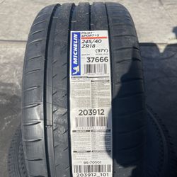 245 40 18 Michelin Pilot Sport 4s
