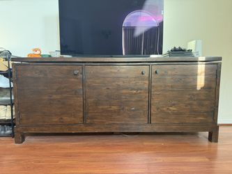 TV stand with cabinets 