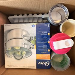 Veggie Steamer And Assorted Kitchen Stuff / Mugs 