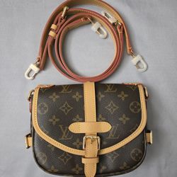 LOUIS VUITTON Saumur BB Monogram Canvas M46740 2-Way Bag