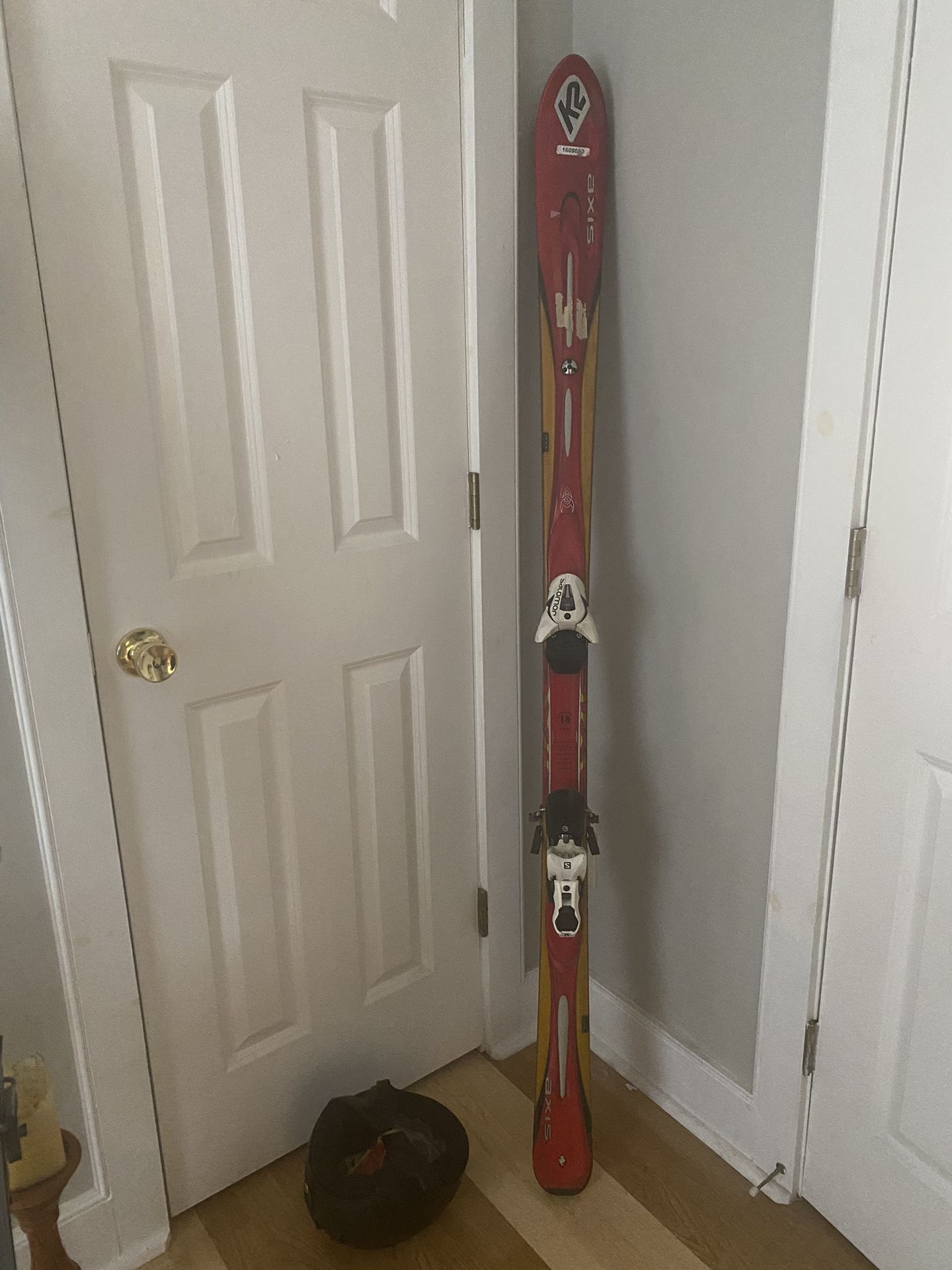 USED good Condition Gold K2 Axis 174cm Downhill Skis