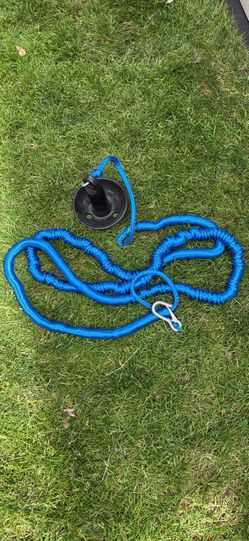 Bungee Dock Line with Anchor Attachment