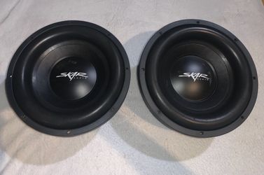 2 12 inch skar sdr d4 subwoofers for sell or trade