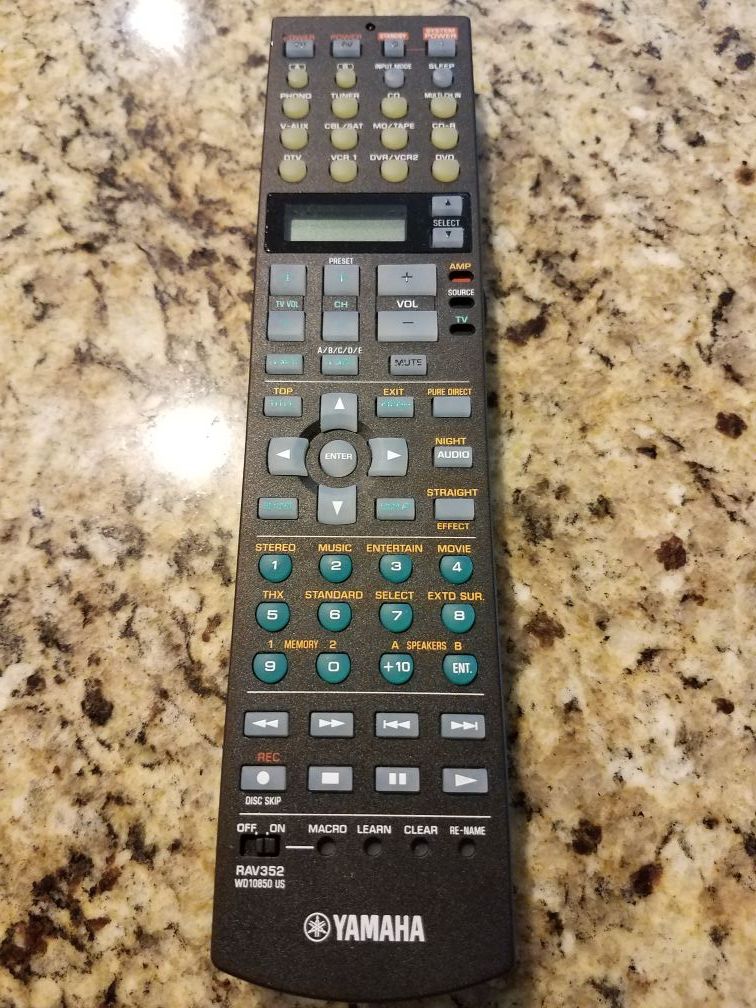 Yamaha RAV352 Remote Control