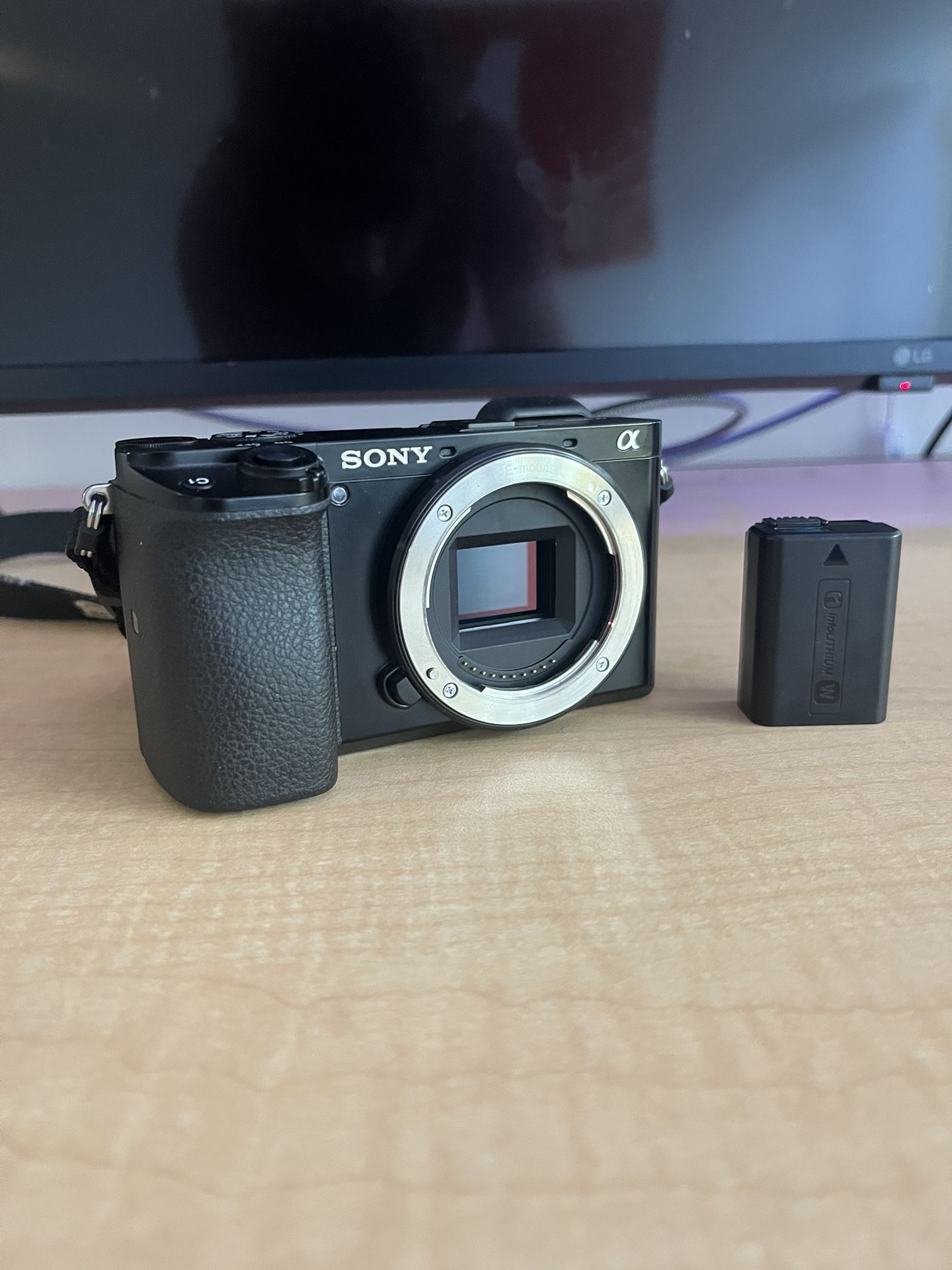 Sony A6100 Mirrorless Camera With Extra Battery