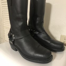 Black Leather Dingo Men’s Boots Size 9D