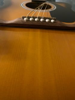 Fender guitar with new strings