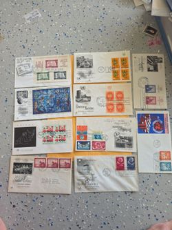 10 united nation old postage envelope lot Z 12