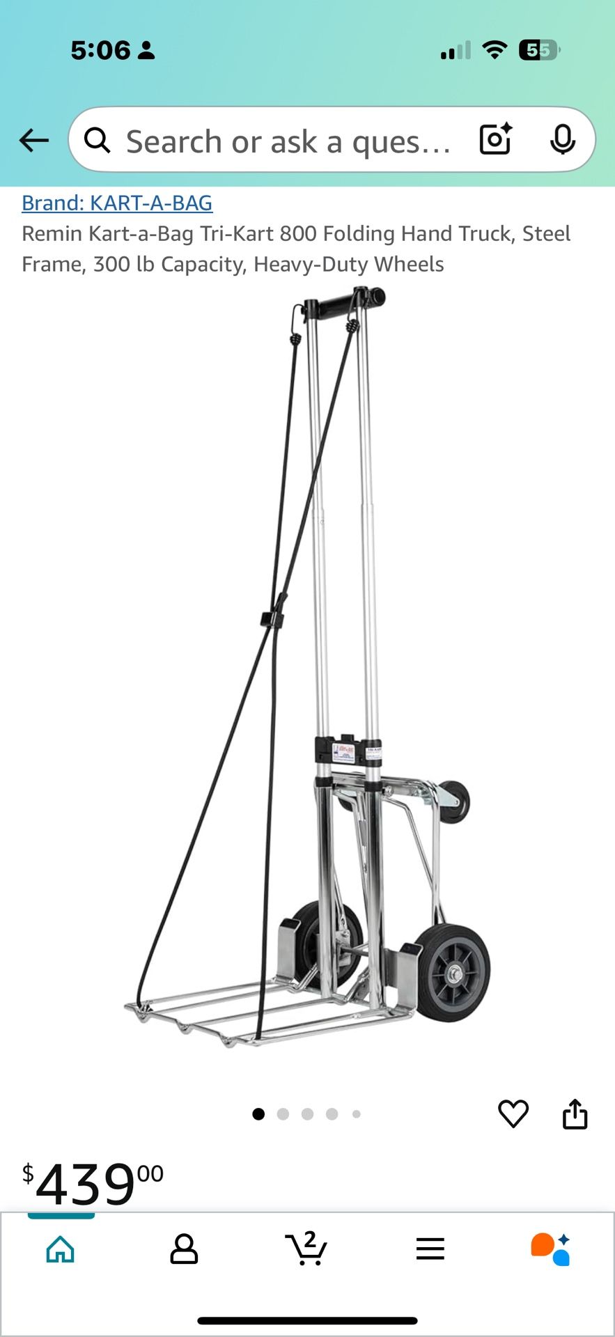 Brand New Luggage And Moving Cart