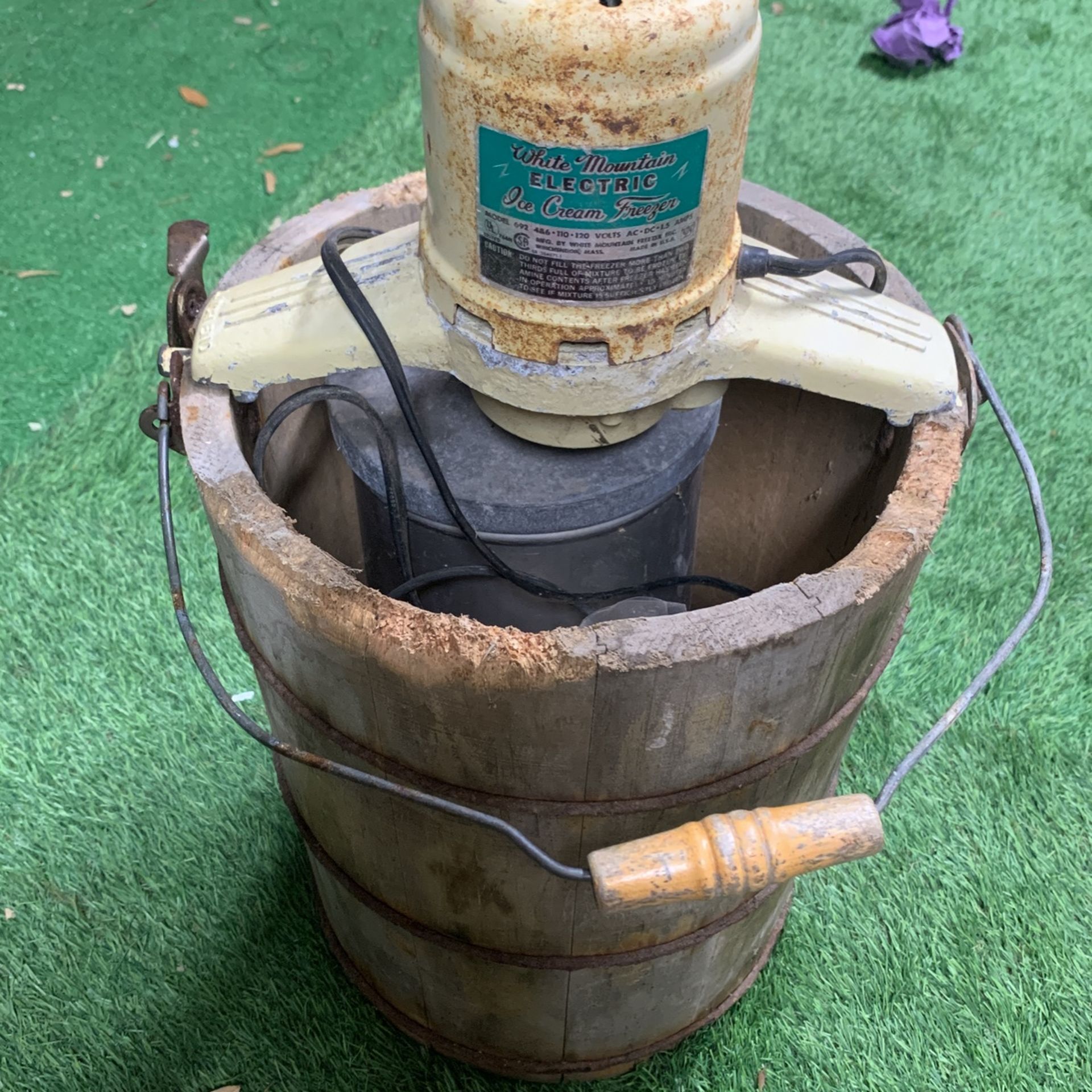 Antique Ice Cream Maker 