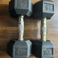 Dumbbells Set 25 pounds and 5 pounds
