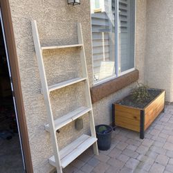 Ladder Shelf / Bookshelf / Crystal Shelf / Leaning Shelf