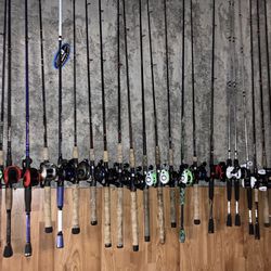 25 Baitcasting Combos $45-$225 for Sale in League City, TX - OfferUp