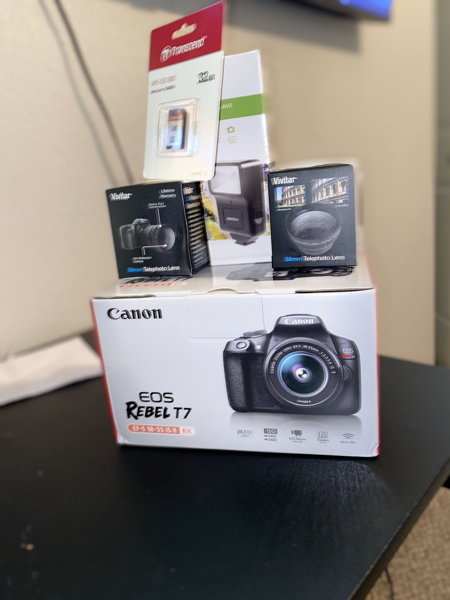 Brand New Canon Eos Rebel T7 Camera