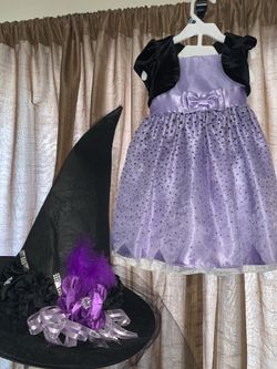 Beautiful elegant witch dress size2t Halloween costume