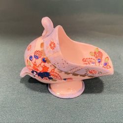 Antique porcelain coal scuttle spoon holder