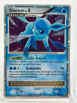 Pokémon TCG Majestic Dawn Glaceon Lv. X 98/100 Holo English MP