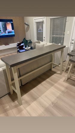 Bar Table with Stools
