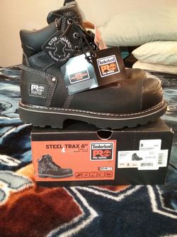 Timberland PRO Series Steel Toe Boots Size 8.5