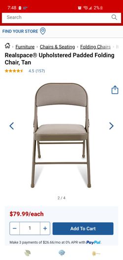 2 Cloth folding chair