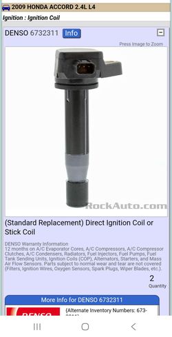 2009 Ignition Coils 4 total