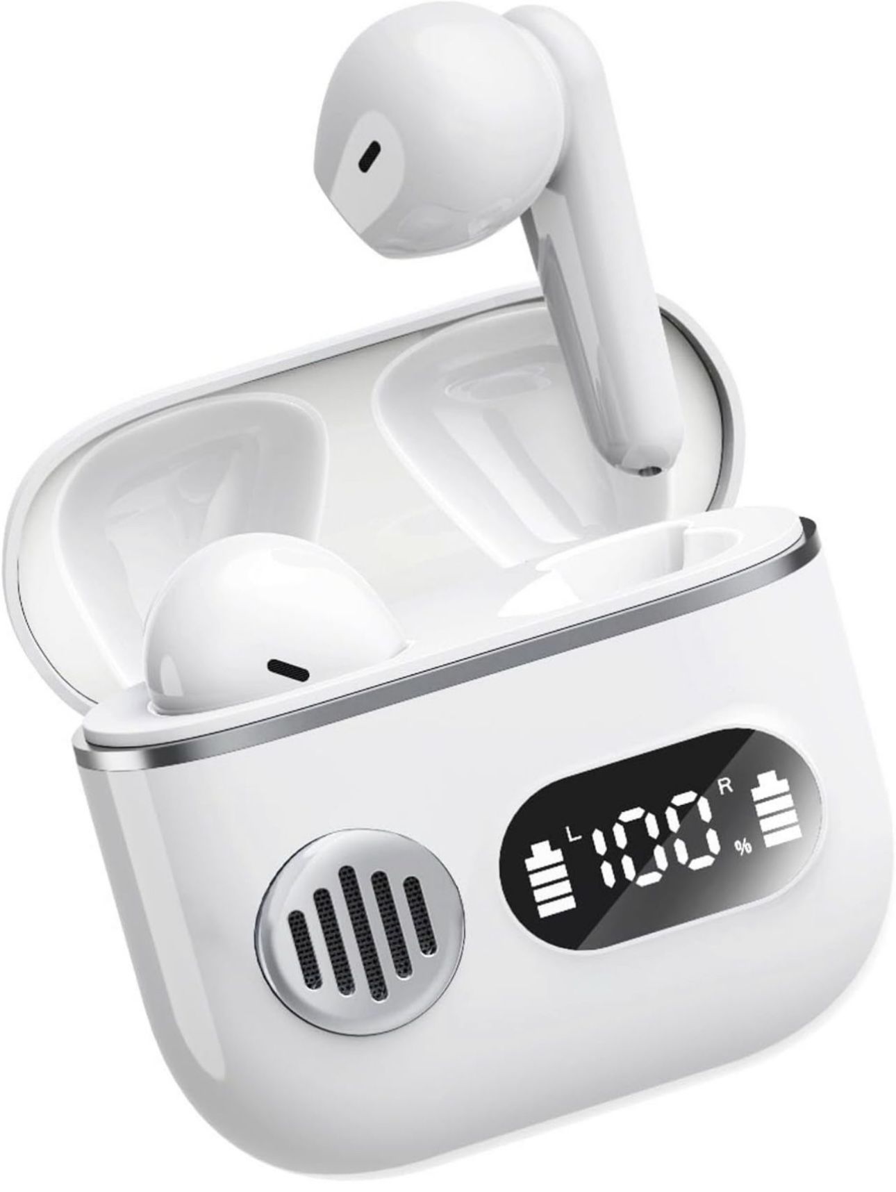 YOUJI Wireless Earbuds 5.3 Bluetooth Earbud 40 Hours Play IPX6 Waterproof Sports Earphones, Stereo Noise Audifonos Bluetooth Inalambricos with LED Lig